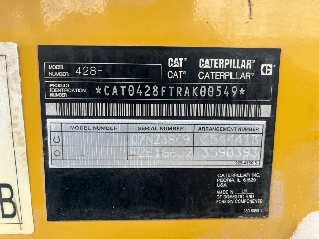 CATERPILLAR 428F - Paleggiatrice caricatrice - 2015 - immagine 8