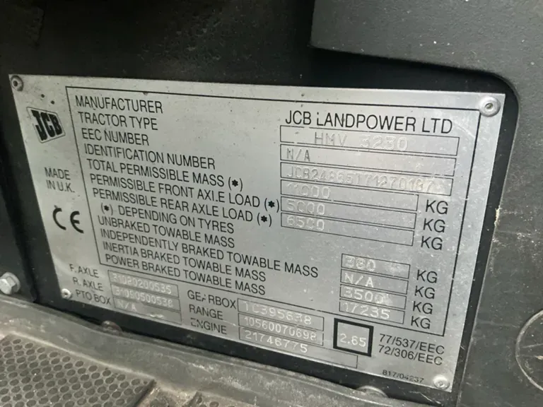 Trattore agricolo JCB 3230 Fastrac 2007 - immagine 5