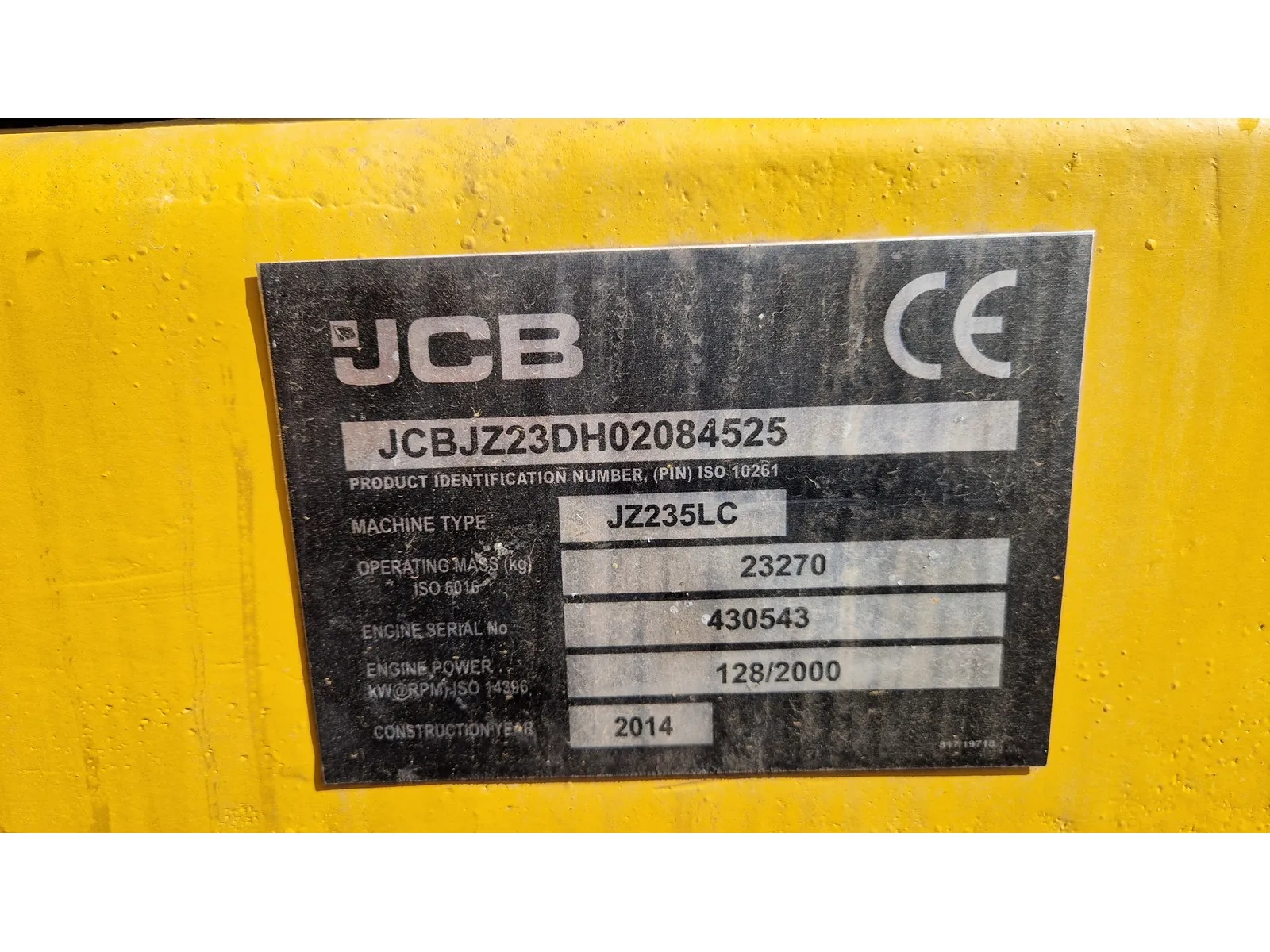 Escavatore cingolato JCB JZ235LC 2014 - immagine 24