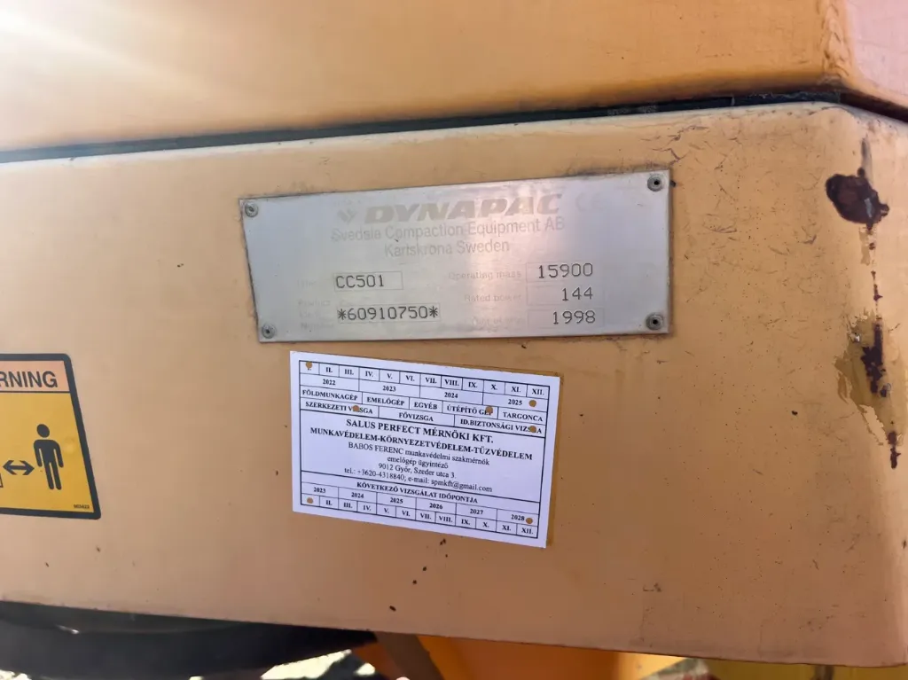 Dynapac - CC501 - Rullo tandem - 1998 - immagine 8