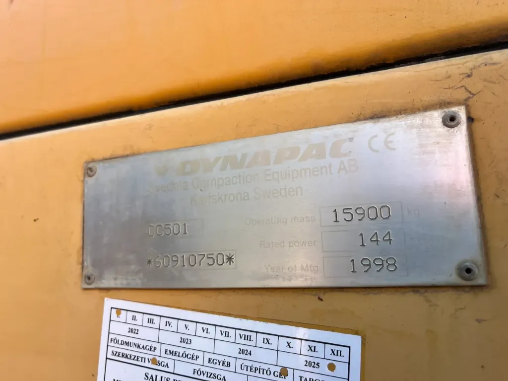 Dynapac - CC501 - Rullo tandem - 1998 - immagine 7