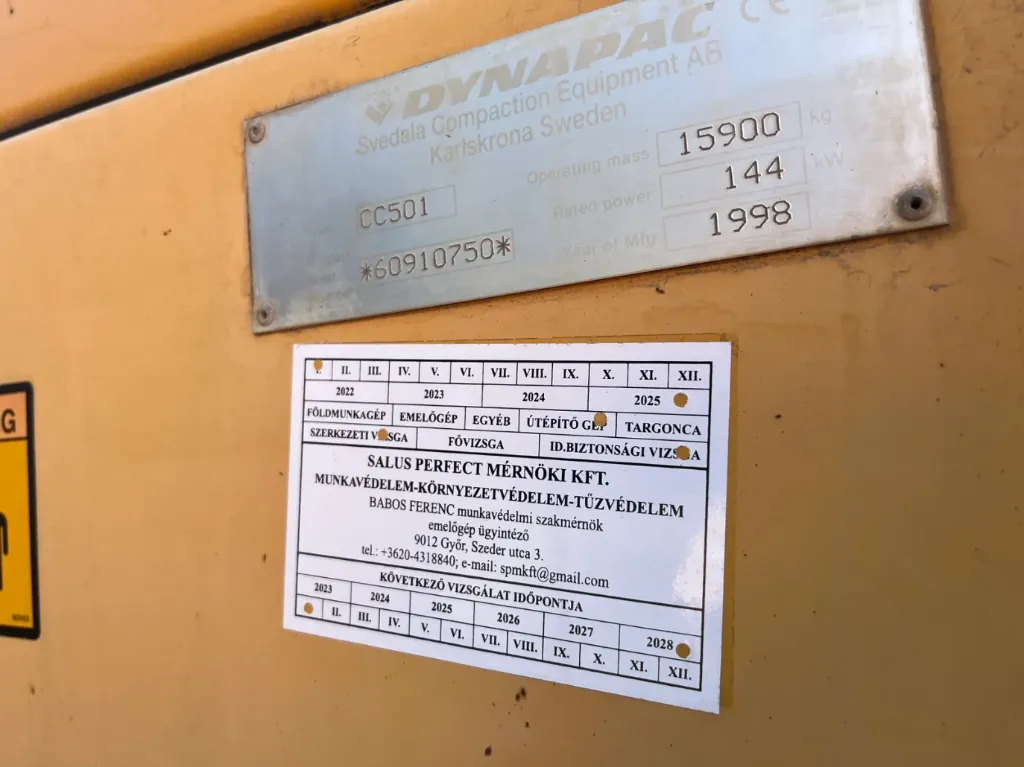 Dynapac - CC501 - Rullo tandem - 1998 - immagine 6