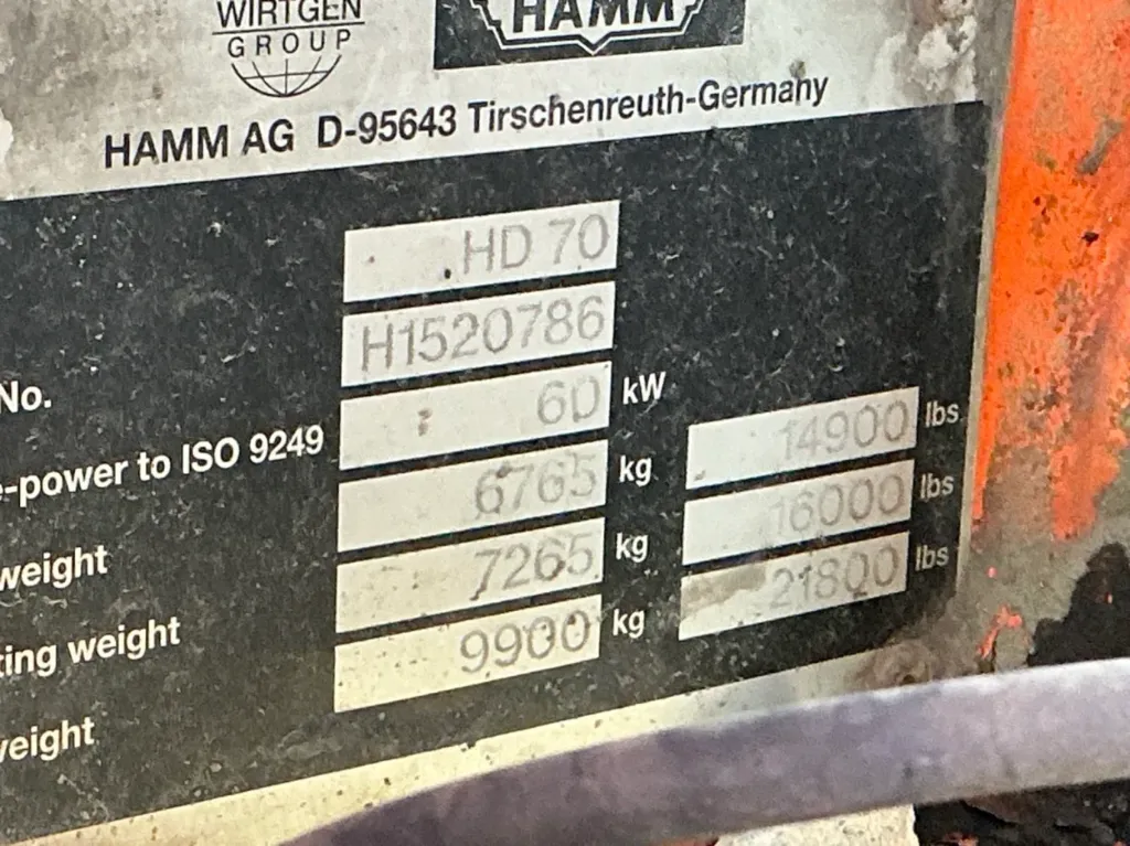 Hamm - HD 70 - Rullo tandem - 2002 - immagine 22